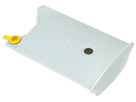 Cryo 6 Water Container with current yellow Cryo 6 Water Container Plug. This style replaces the original red plug and performs the same function.