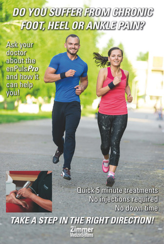 enPuls Waiting Room Poster (Joggers) – Foot & Ankle