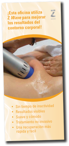 Z Wave Pro Waiting Room Brochure – Enhanced Body Contouring - SPANISH - Pack of 50