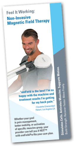 emFieldPro Patient Trifold Cover