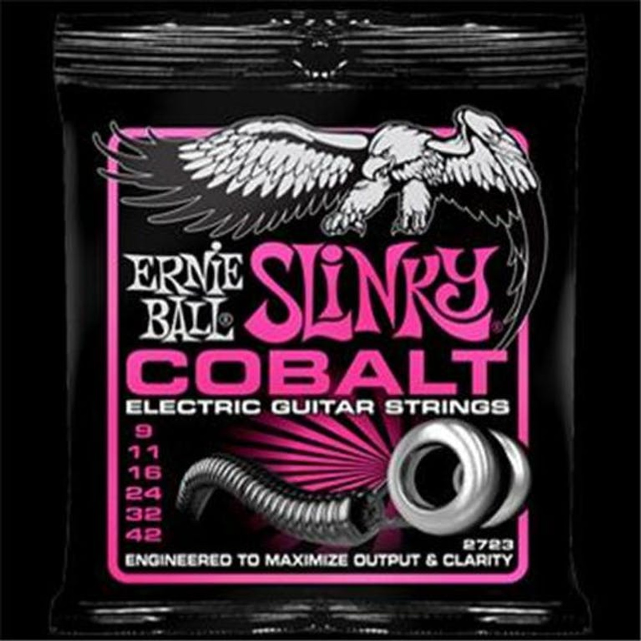 Ernie Ball 2723 Cobalt Super Slinky Electric Guitar Strings (09-42)