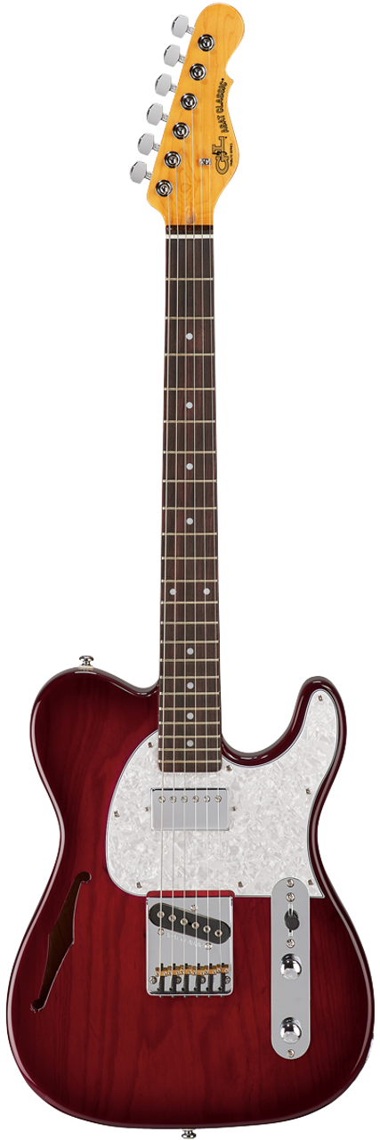 G&L Tribute Series ASAT Classic Bluesboy Semi-Hollow - Red Burst