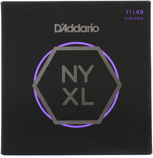 D'Addario NYXL Nickel Wound Electric Guitar Strings, Medium (11-49)