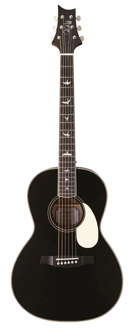 PRS Paul Reed Smith SE P20E Tonare Parlor Guitar - Satin Black/Vintage Mahogany