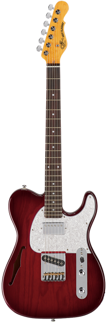 G&L Tribute Series ASAT Classic Bluesboy Semi-Hollow - Red Burst