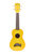 Makala Dolphin Soprano Ukulele - Yellow Burst