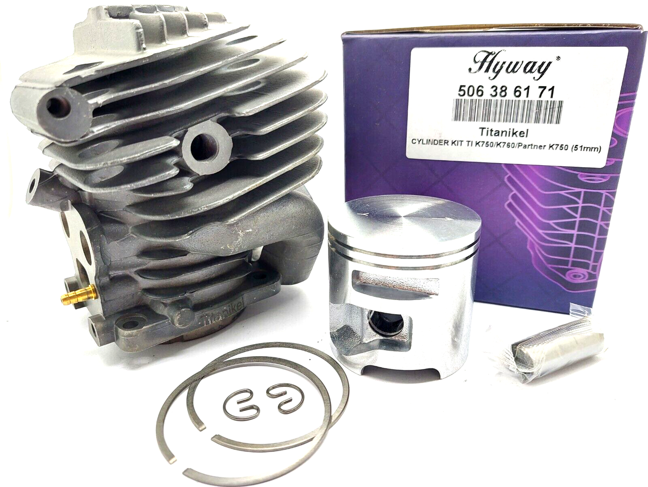 Meteor piston kit for Husqvarna Partner K750 K760 51mm cut Meteor piston kit for Husqvarna Partner K750 K760 51mm cut