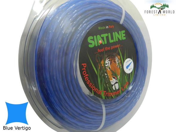 SIAT Professional Silent Strimmer line cord,2,7 mm,BLUE VERTIGO,MADE IN ITALY