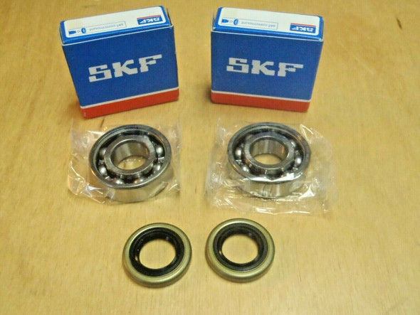 SKF crank crankshaft bearings and oil seals for Husqvarna 61 268 272 272XP OEM 738 22 02-25, 505 27 57-19