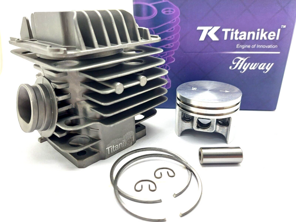 TITANIKEL Cylinder Head Pot piston kit For STIHL 020 T MS200 MS200T HYWAY