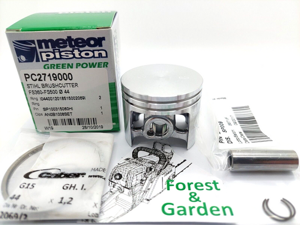 Piston and rings Kit for STIHL FS360, FS500