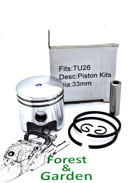 piston kit For MITSUBISHI TU26 Chinese CG260