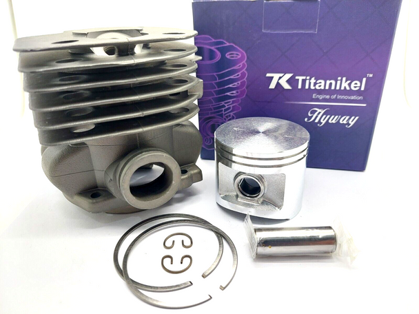 TITANIKEL Cylinder head Pot piston Kit For Husqvarna 372 chainsaw HYWAY