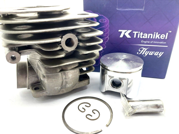 TITANIKEL Cylinder Head Pot piston kit For Husqvarna 357xp 357 chainsaw HYWAY