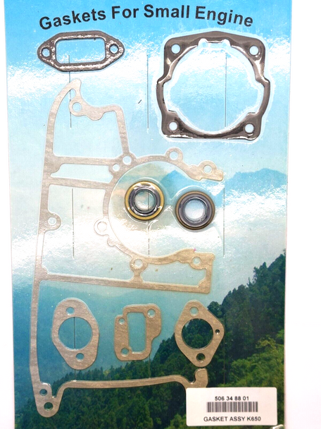 Gasket Set With Oil Seals Fits Partner K650 Active