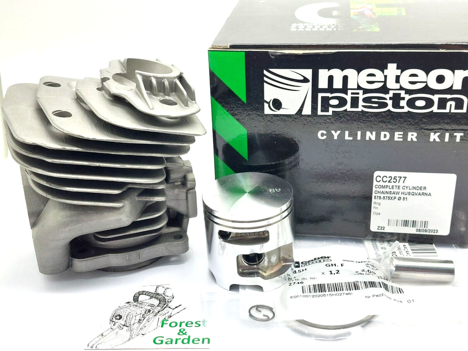 Meteor piston kit for Husqvarna 272 272xp 272k 52mm with ring Italy 504 01 70-02
