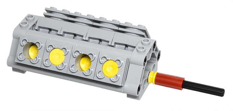 lego technic engine v8