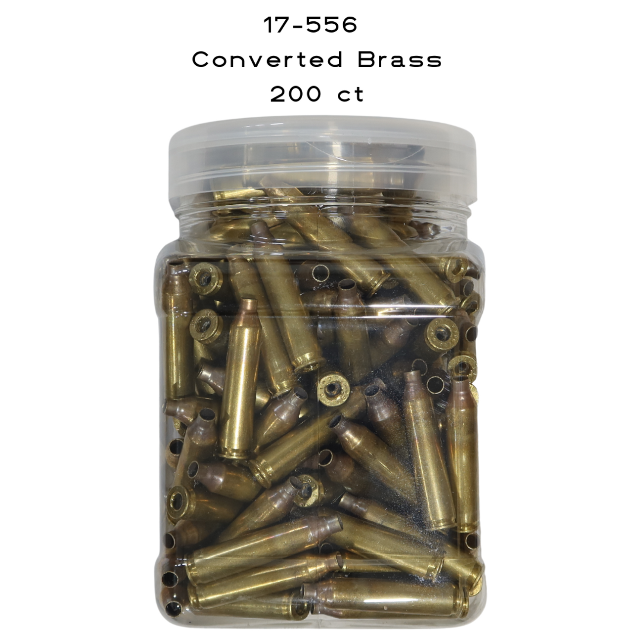 17-556 Brass - 200 Pcs: High-Quality Cartridge Casings Bulk Pack