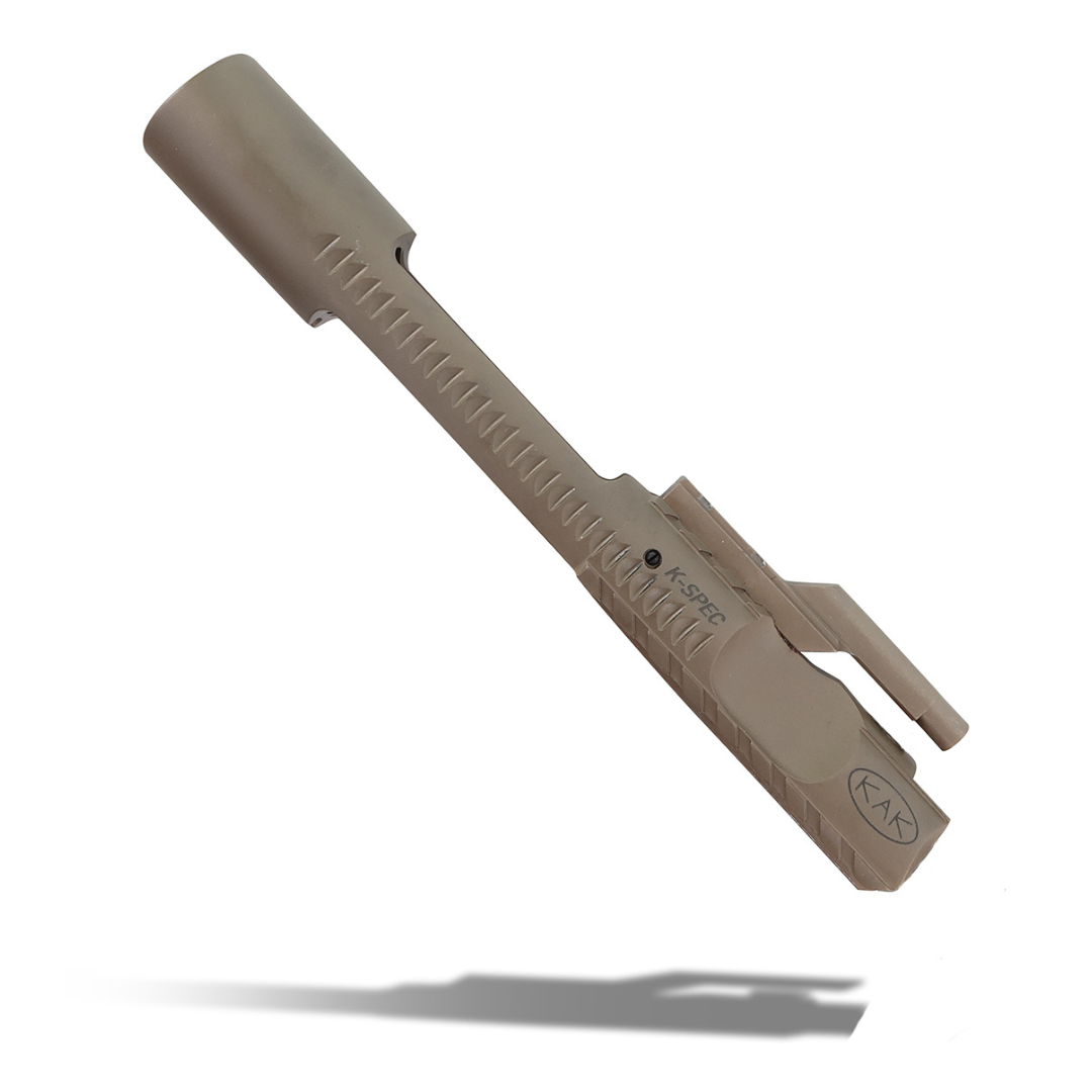 K-SPEC Enhanced AR15 Carrier- Down Vent, Sand Cuts, FDE PVD - KAK