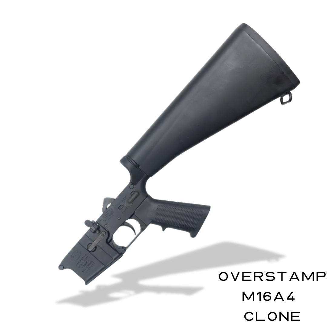 Complete AR15 Lower Receiver - M16A4 transition overstamp Clone