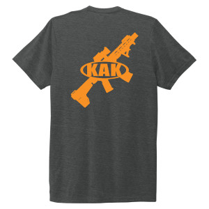 KAK Space Black Shirt - Orange Logo KAK Space Black Shirt - Orange Logo