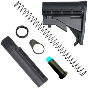 Mini Milspec AR15 Buffer Tube Kit with Micro M4 Stock- Pistol Caliber Carbine Mini Milspec AR15 Buffer Tube Kit with Micro M4 Stock- Pistol Caliber Carbine