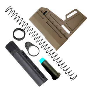 Mini Shockwave Classic Pistol Brace Kit, Pistol Caliber- FDE Mini Shockwave Classic Pistol Brace Kit, Pistol Caliber- FDE