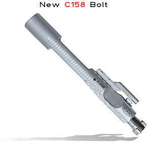 K-SPEC Enhanced AR15 BCG, 5.56/ 300 Blackout , Dual Ejector, Down Vent, Sand Cuts, Full Chrome, C158 K-SPEC Enhanced AR15 BCG, 5.56/ 300 Blackout , Dual Ejector, Down Vent, Sand Cuts, Full Chrome, C158