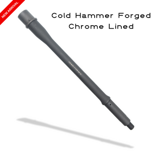 AR15 Barrel - 5.56 NATO - 12.5" Mid Gas, Cold Hammer Forged, Chrome Lined Phosphate AR15 Barrel - 5.56 NATO - 12.5" Mid Gas, Cold Hammer Forged, Chrome Lined Phosphate