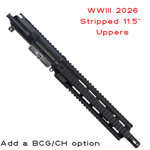 WWIII BLEM- Assembled Upper, 5.56, 11.5" Barrel QUAD 10.7"