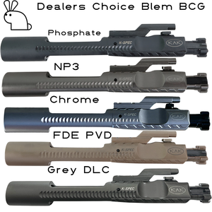 Dealers Choice Bunny BLEM BCG , K-SPEC Down Vent BCG, 5.56