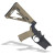 BLEM Complete AR15 Lower Receiver, Magpul MOE Stock, K2 grip, FDE