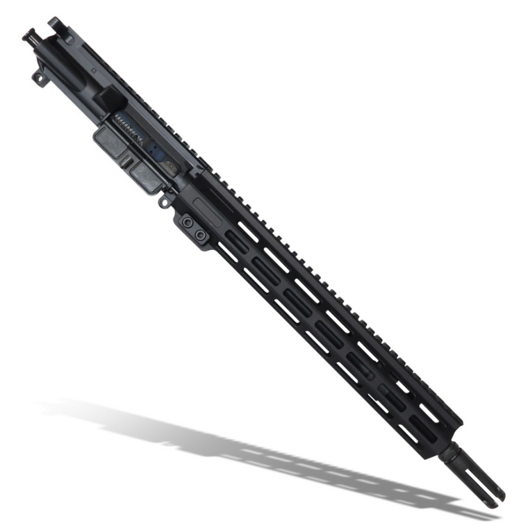 Complete AR15 Upper Receiver - 5.56 NATO - 13.9" Barrel - 13" MLOK, 4 Prong FH, Pin and Weld