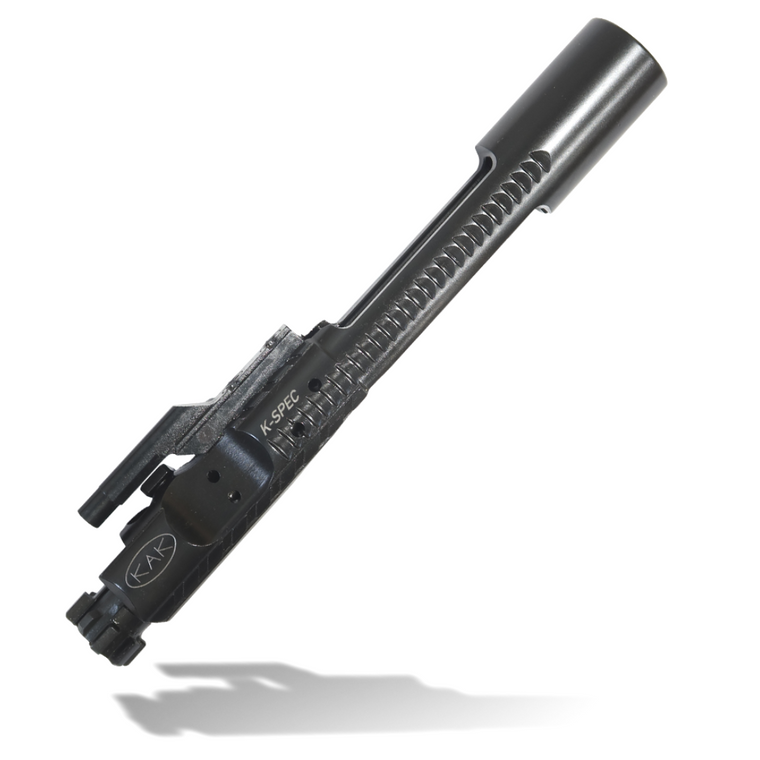 K-SPEC Enhanced BCG- Left Hand - 6.5 Grendel II, Side Vent, Dual Ejector,  Sand Cuts,Nitride