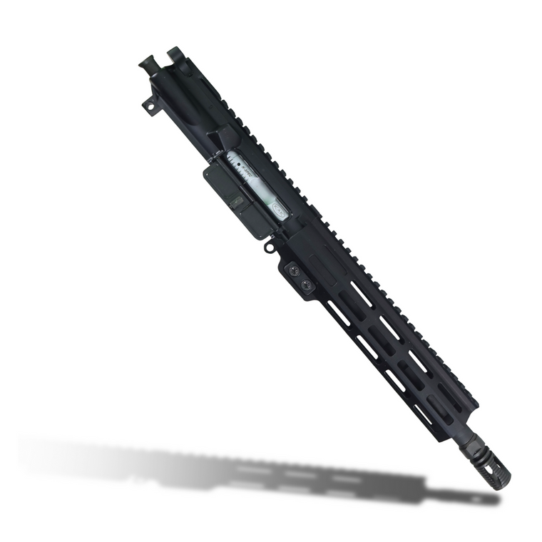 5.56 Complete AR15 Upper Receiver- 10.3" MIL Clone Barrel, 9" MLOK, Full Chrome K-SPEC BCG