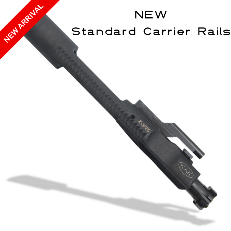 K-SPEC-S Enhanced AR15 BCG- 5.56 / 300 Blackout, Down Vent, Single Ejector 9310, Chrome Lined Phosphate