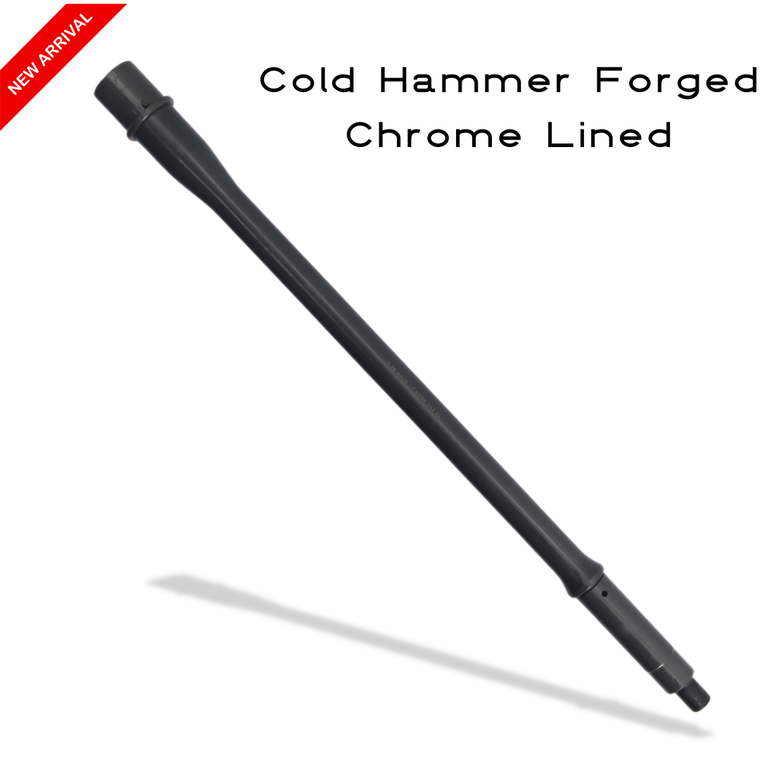 AR15 Barrel - 5.56 NATO - 16" Rifle Gas, Cold Hammer Forged, Chrome Lined Phosphate