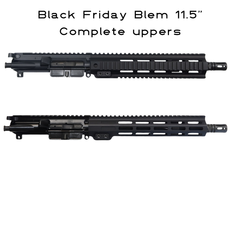BLEM- Complete Upper- 5.56, 11.5" Chrome Lined Phosphate, MLOK or QUAD