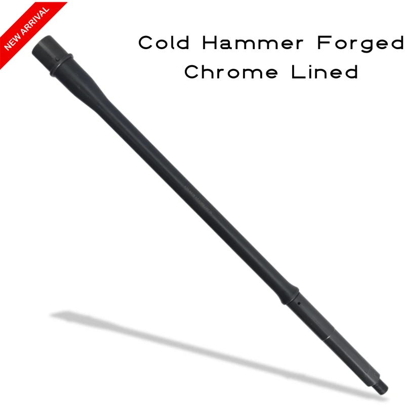 AR15 Barrel - 5.56 NATO - 18" Rifle Gas, Cold Hammer Forged, Chrome Lined Phosphate