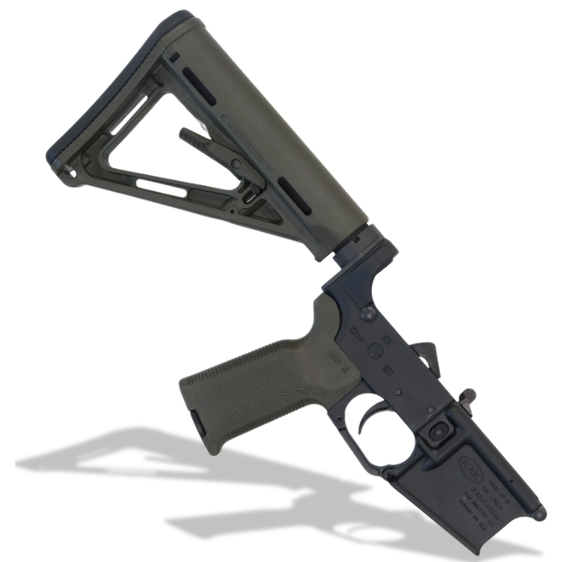 KAK Industry Complete AR15 Lower Receiver- Magpul, ODG