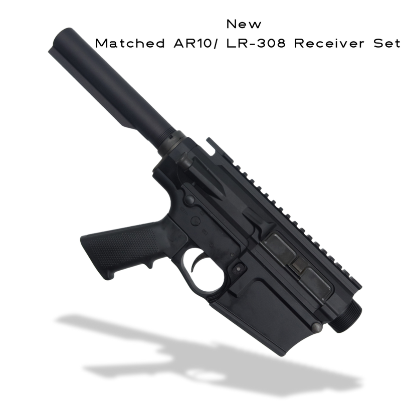 KAK Industry AR10 Matched Receiver Set- Billet