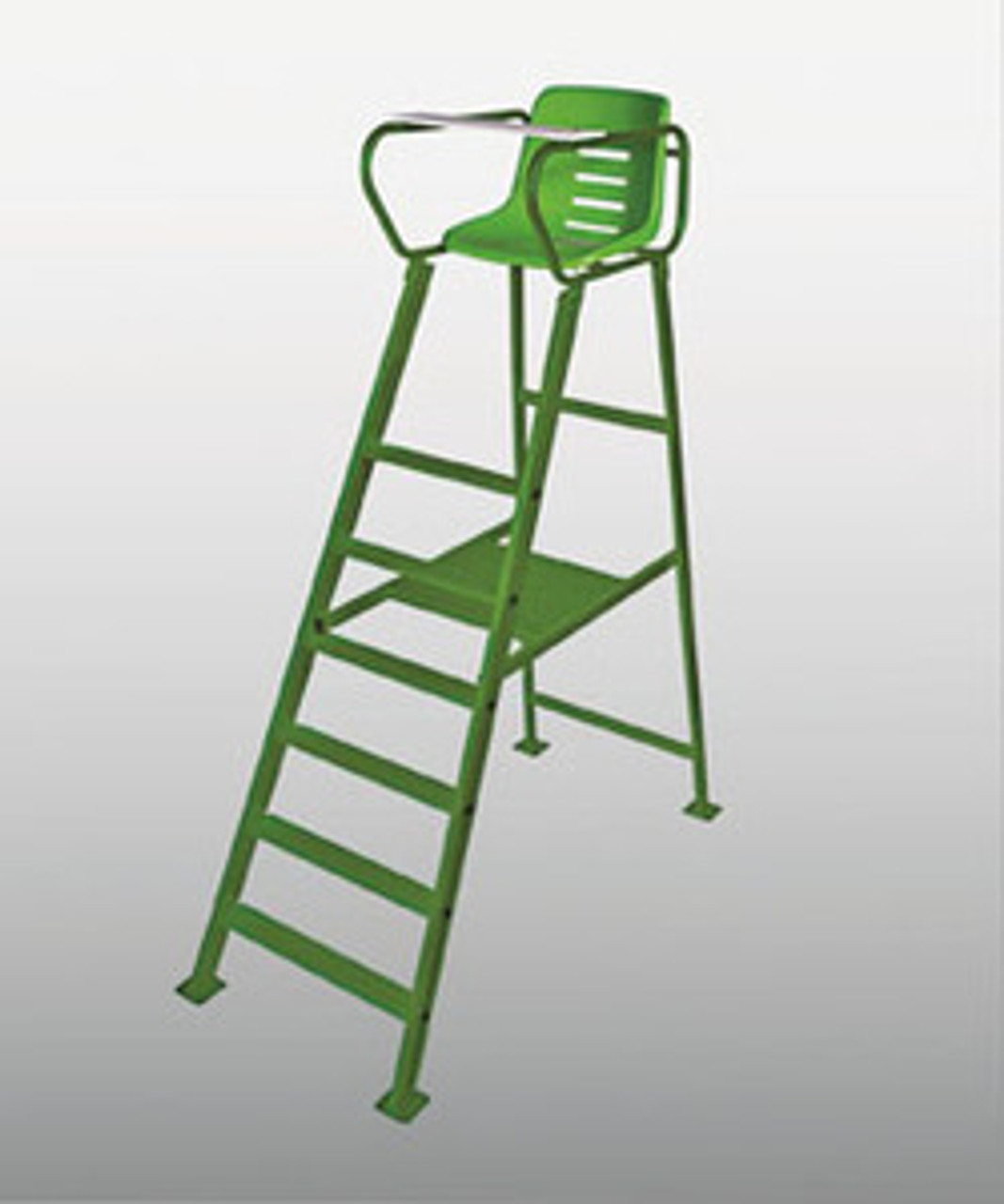 All green aluminum umpire chair