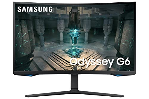 SAMSUNG 32" Odyssey G65B QHD 240Hz 1ms (GTG) HDR 600 Gaming Hub 1000R Curved Gaming Monitor,Black. LS32BG652ENXGO