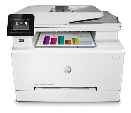 Impresora Multifuncional HP Color LaserJet Pro MFP M283fdw, WiFi, Impresión a doble cara, AAD (7KW75A) Latin America