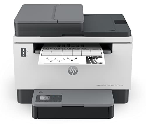 HP Impresora Multifuncional Laserjet Tank MFP 2602sdw, Toner Recargable, Negro, Dúplex (Doble Cara) & Alimentador Automático AAD, Wi-Fi. Latin America