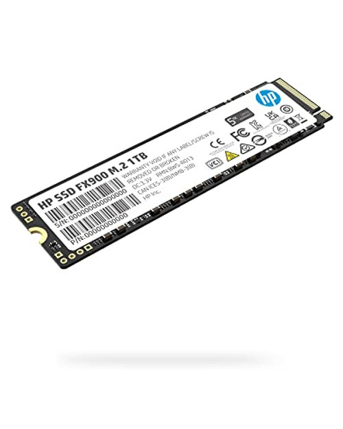 HP FX900 1TB NVMe Gen4 Gaming PC SSD - PCIe 4.0, 16 Gb/s, M.2 2280, 3D TLC NAND Internal Solid State Hard Drive Up to 5000 MB/s - 4A3U0AA#ABB