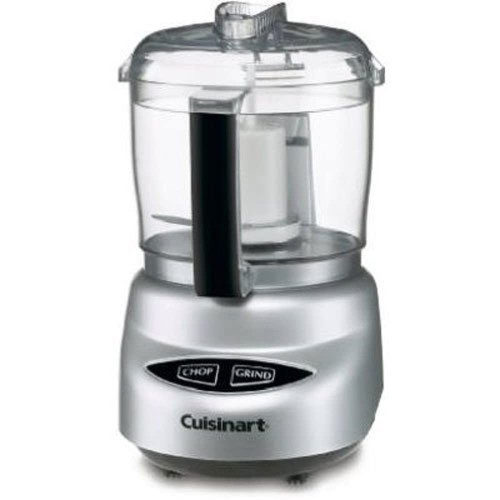 Cuisinart Food Processor, Mini-Prep 3 Cup, 24 oz, Brushed Chrome and Nickel, DLC-2ABC