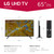 LG 65-Inch Class UQ7570 Series 4K Smart TV, AI-Powered 4K, Cloud Gaming (65UQ7570PUJ, 2022), Black