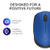 Logitech M170 Wireless Mouse for PC, Mac, Laptop, 2.4 GHz with USB Mini Receiver, Optical Tracking, 12-Months Battery Life, Ambidextrous - Blue  910-004800