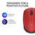 Logitech M170 Wireless Mouse for PC, Mac, Laptop, 2.4 GHz with USB Mini Receiver, Optical Tracking, 12-Months Battery Life, Ambidextrous - Red  910-004941